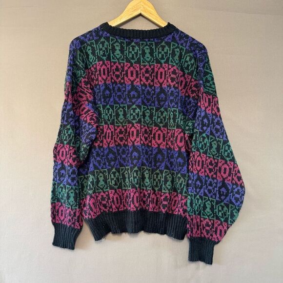 South Mountain By Southern Classics Men’s Striped Vintage Sweater Size Large - Picture 5 of 9